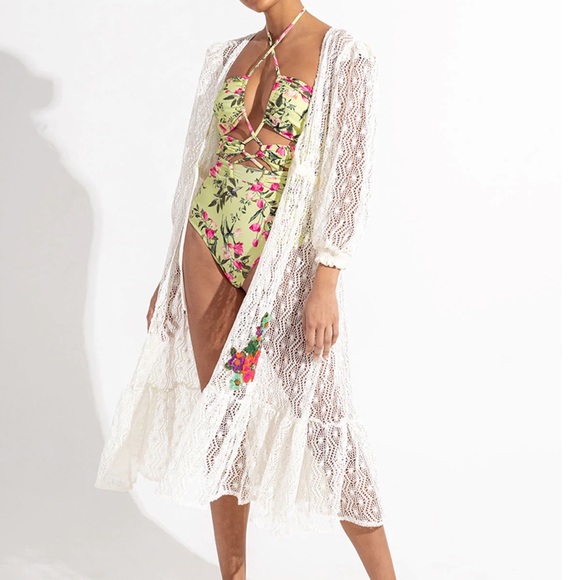 PATBO Tula Floral Print One-Piece w/ Tags Size L - Picture 4 of 9